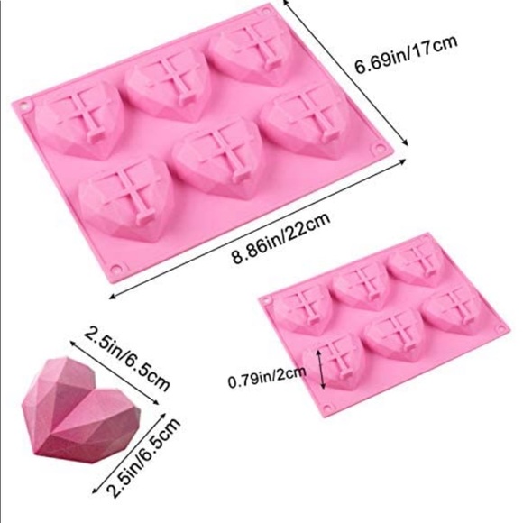 🌸3/30$🌸Heart shape candy mold - Picture 2 of 9